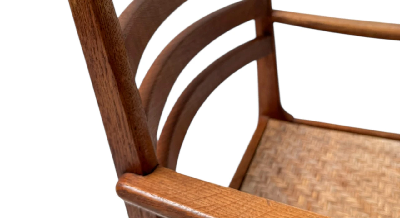 Two Modernist Art Deco Armchairs by Bas van Pelt for My Home, 1930s